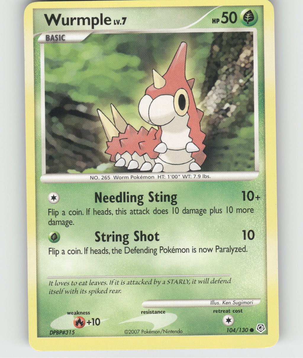 Wurmple Common Diamond and Pearl 104/130 NM