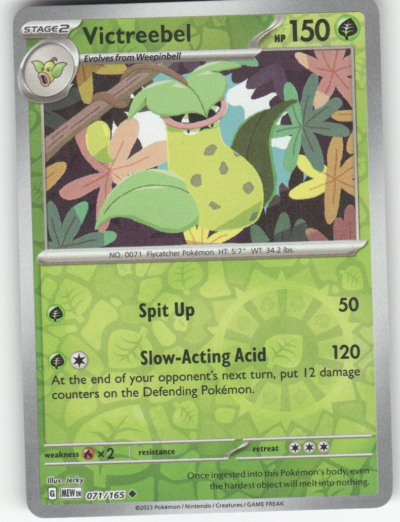 Victreebel Reverse Holo Uncommon SV: Scarlet & Violet 151 071/165 NM