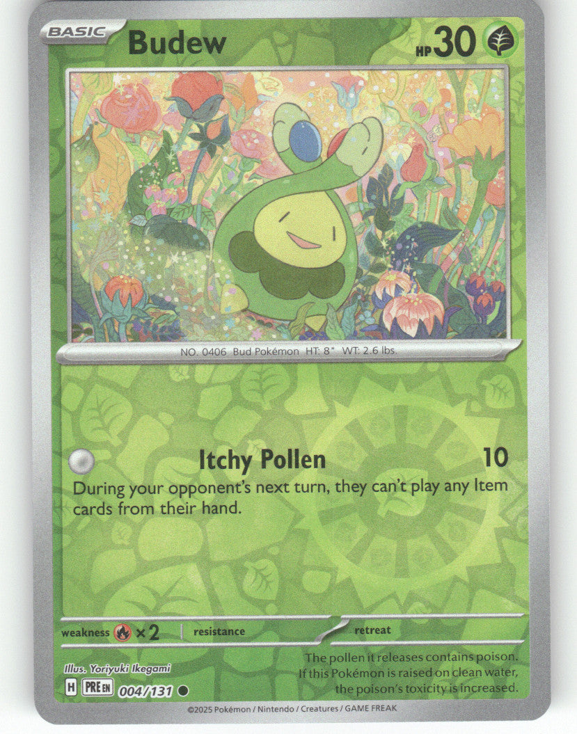 Budew Reverse Holo Common SV: Prismatic Evolutions 004/131 NM