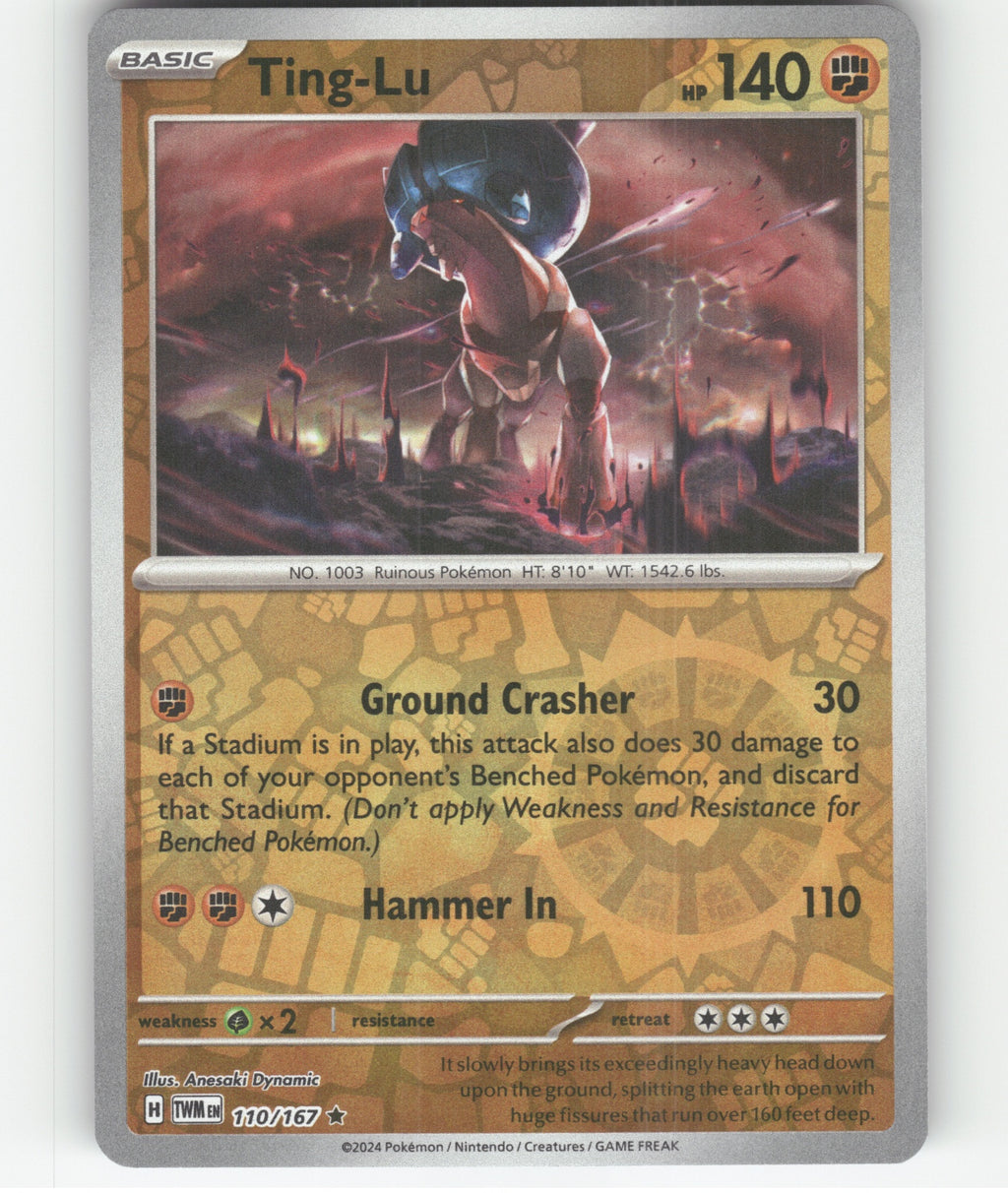 Ting-Lu Holo Rare SV04: Paradox Rift 109/182 NM