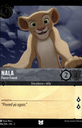 Nala - Fierce Friend Cold Foil Uncommon Into the Inklands 186/204 NM