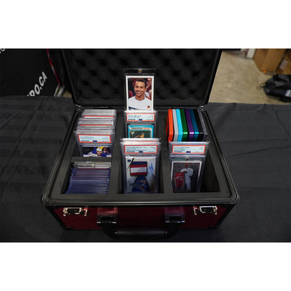 EVORETRO Aluminum Graded Card Storage Box, TSA Lock