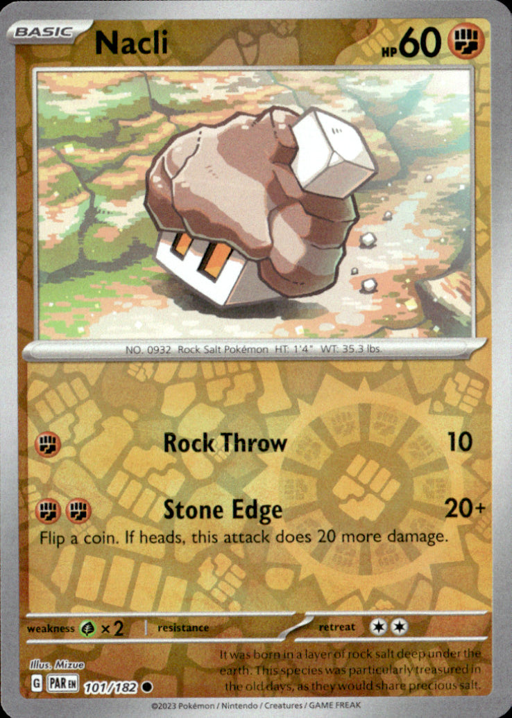 Nacli Reverse Holo Common SV04: Paradox Rift 101/182 NM