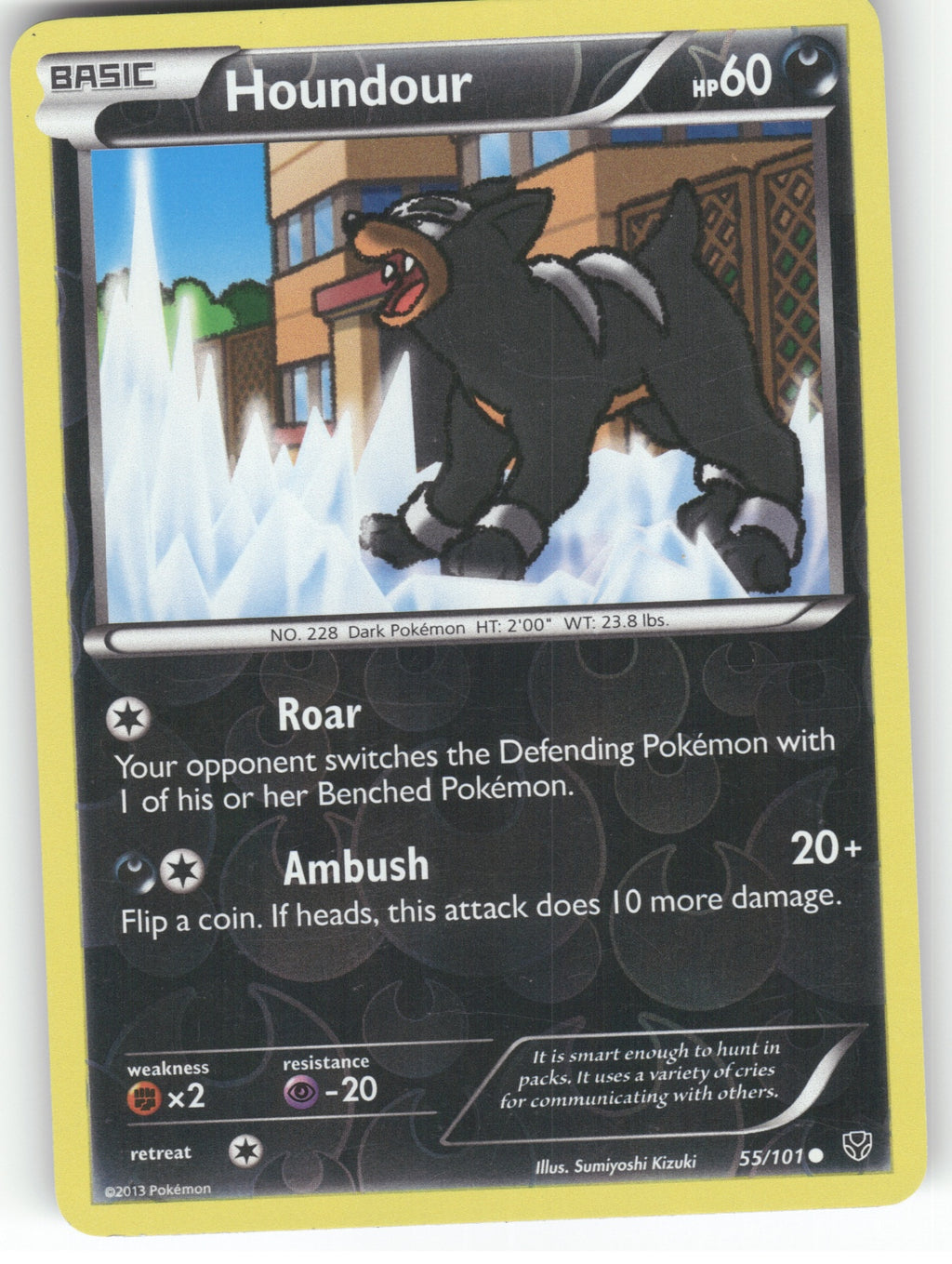 Houndour Reverse Holo Common Plasma Blast 55/101 NM
