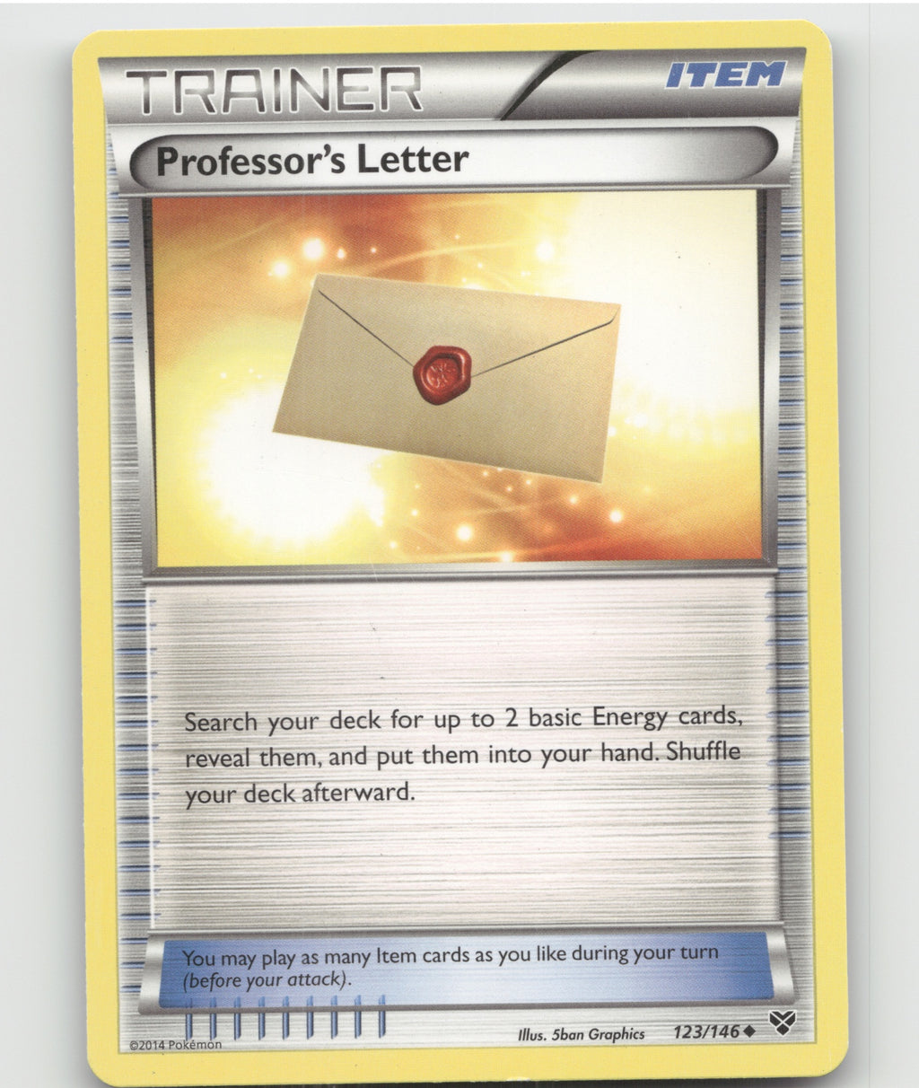 Professor's Letter Uncommon XY Base Set 123/146 LP