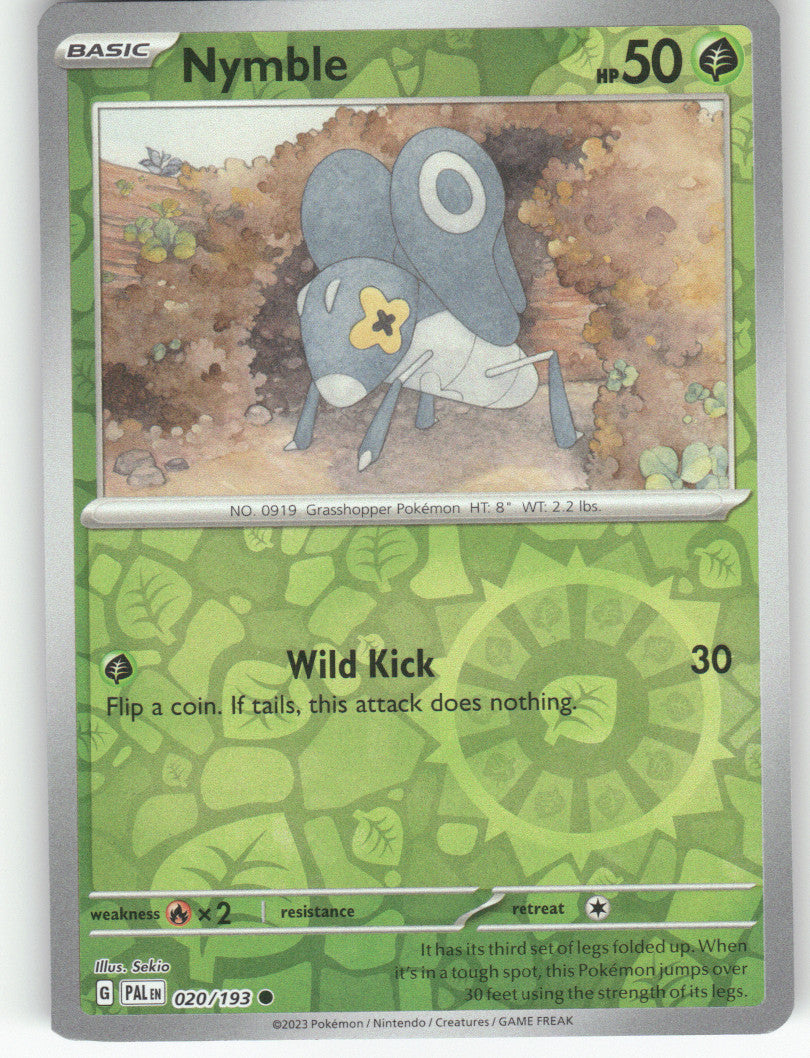 Nymble Reverse Holo Common SV02: Paldea Evolved 020/193 NM