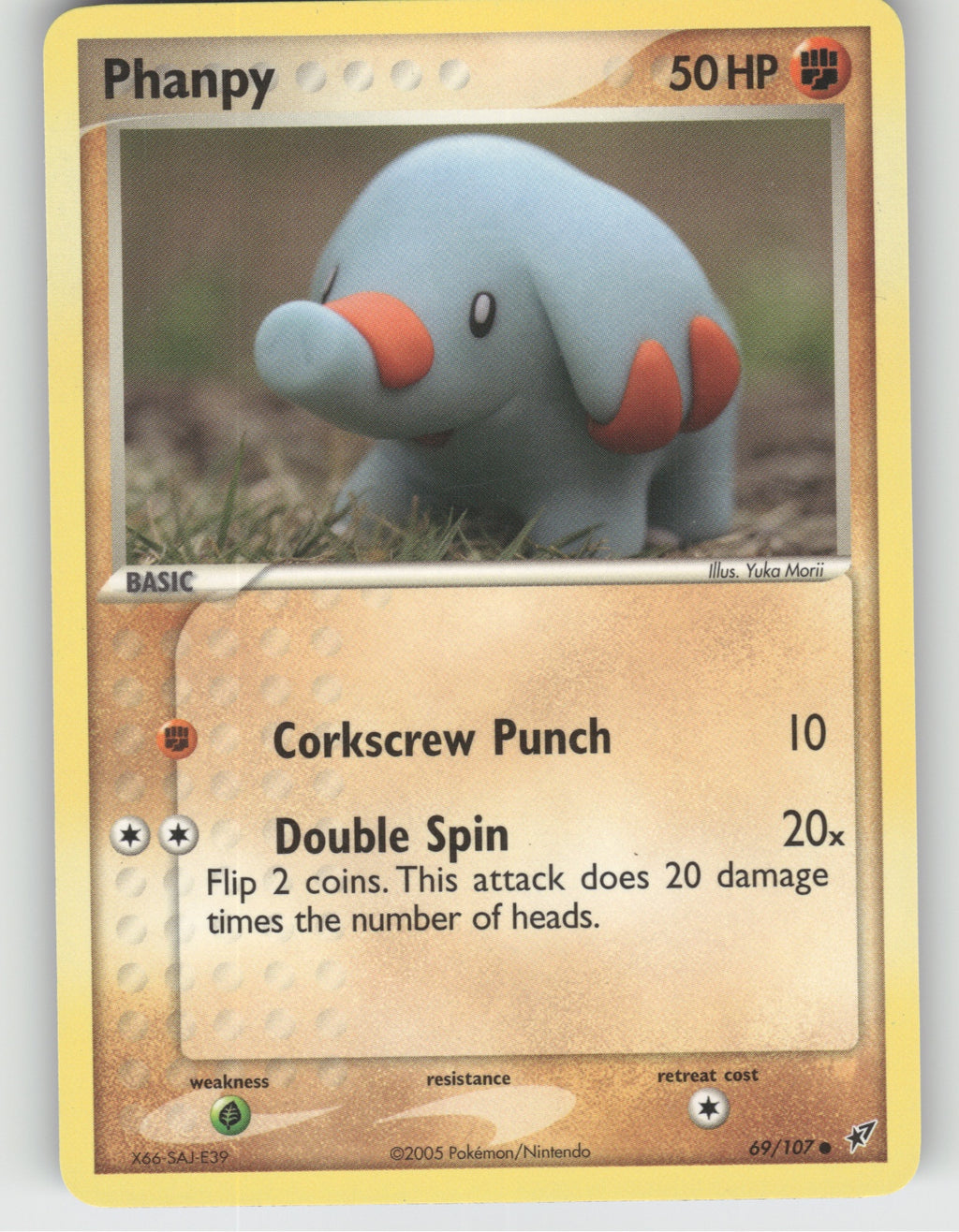 Phanpy Common EX Deoxys 69/107 NM