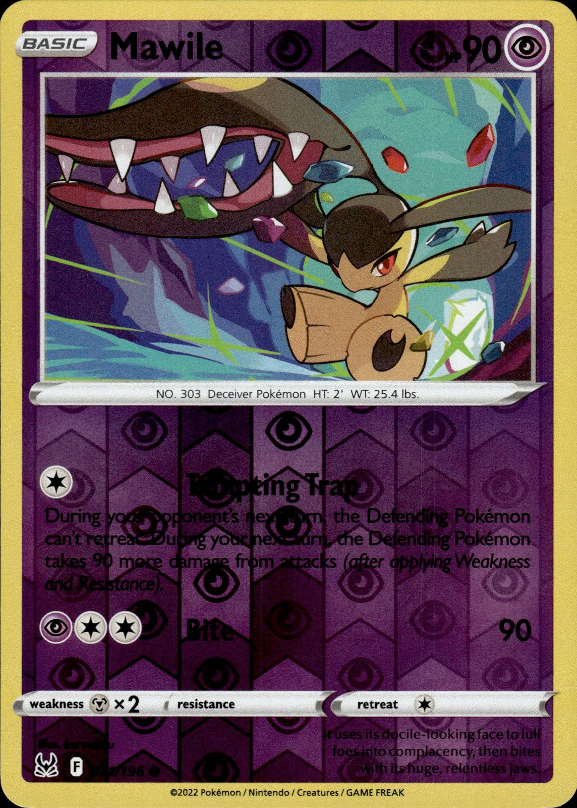 Mawile Reverse Holo Common SWSH11: Lost Origin 071/196 NM