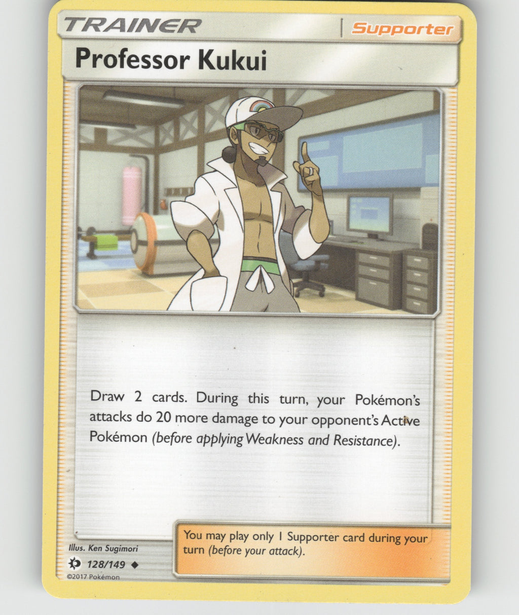 Professor Kukui Uncommon SM Base Set 128/149 NM