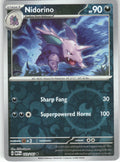 Nidorino Reverse Holo Uncommon SV: Scarlet & Violet 151 033/165 NM