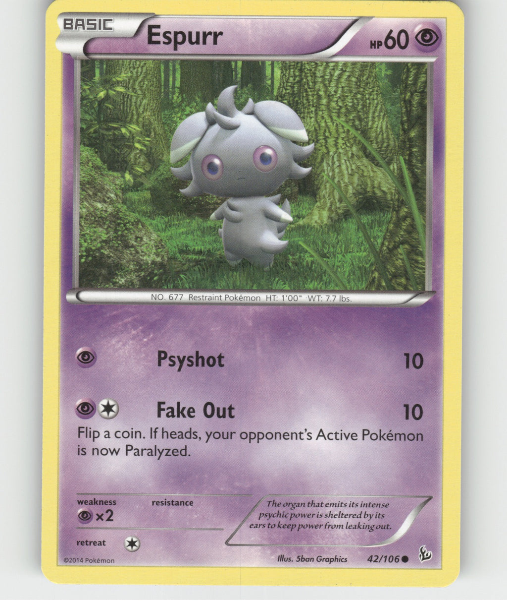 Espurr Common XY - Flashfire 42/106 NM