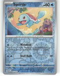 Squirtle - Reverse Holo Common SV: Scarlet & Violet 151 007/165 NM