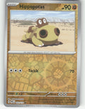 Hippopotas Reverse Holo Common SV: Prismatic Evolutions 052/131 NM
