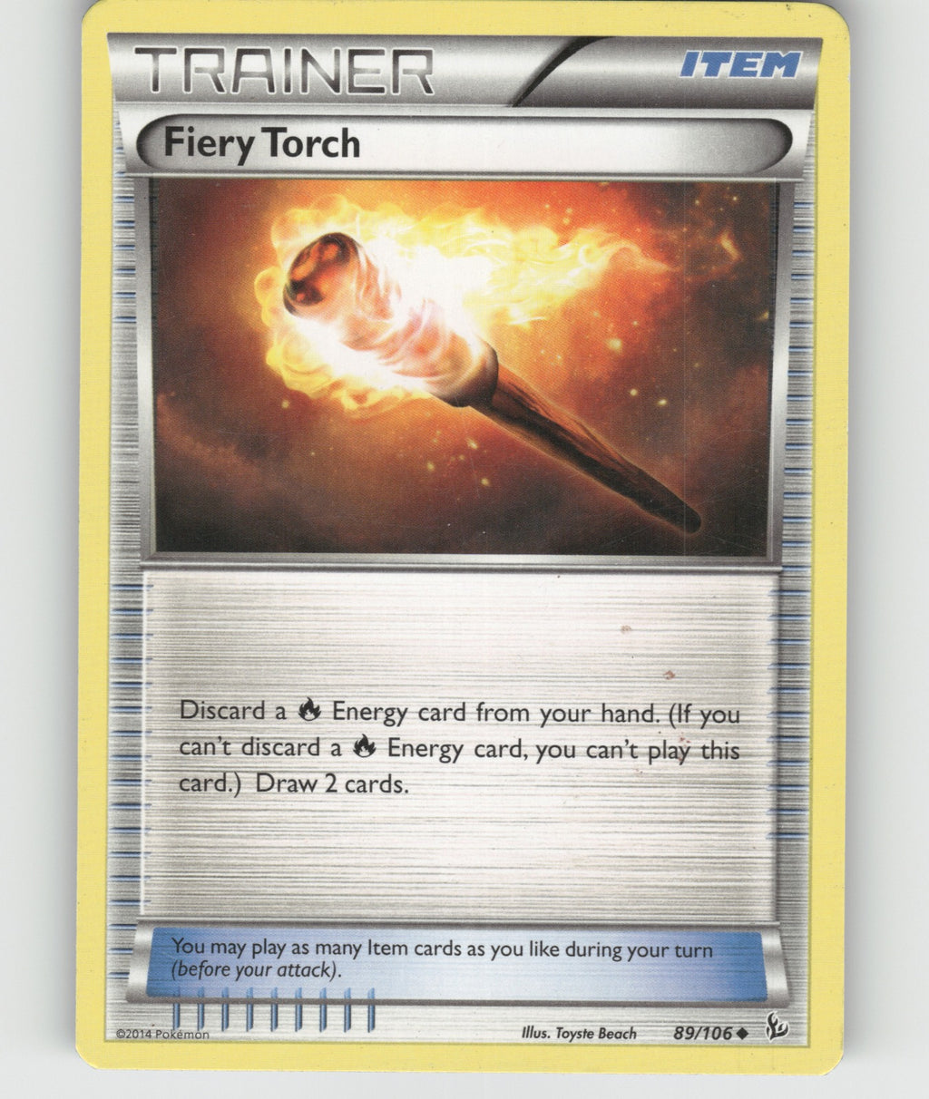 Fiery Torch Uncommon XY - Flashfire 89/106 NM