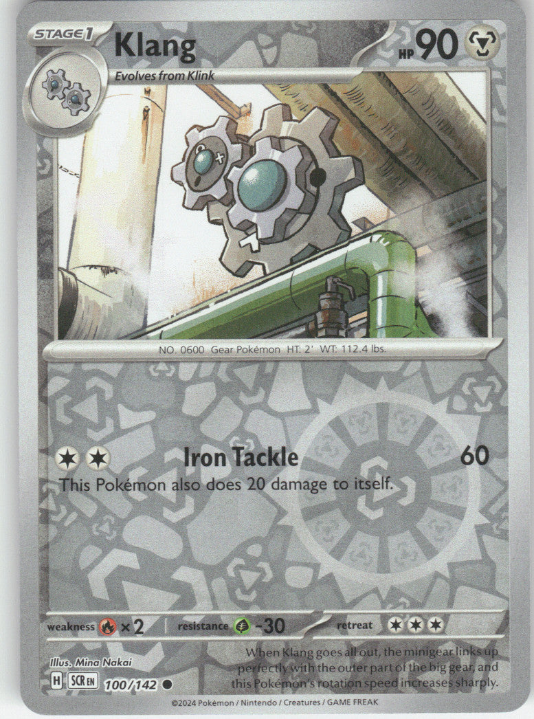 Klang Reverse Holo Common SV07: Stellar Crown 100/142 NM