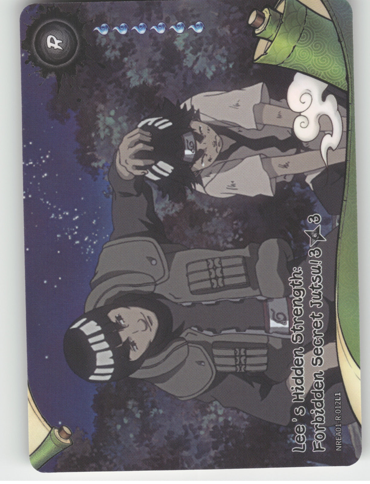 Lee'S Hidden Strength: Forbidden Secret Jutsu!\n3/3 Base R Earth Scroll Series 1 front