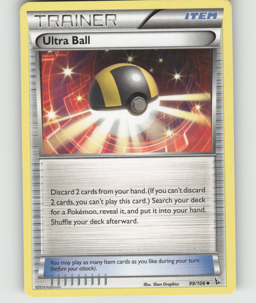 Ultra Ball Uncommon XY - Flashfire 99/106 NM