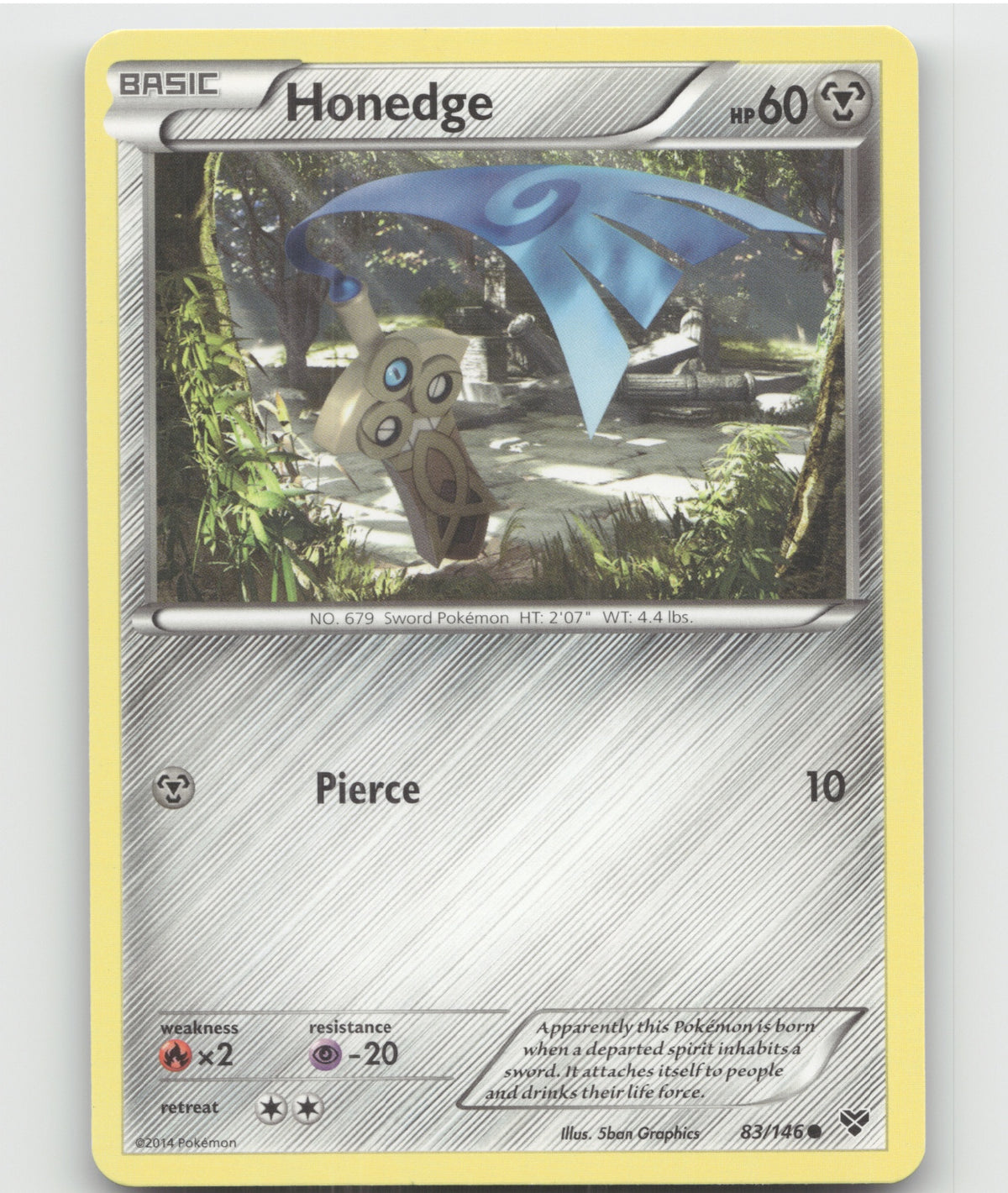 Honedge Common XY Base Set 83/146 LP