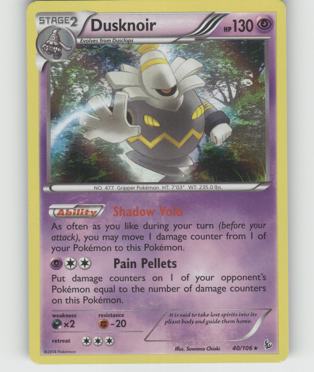 Dusknoir Holo Rare XY - Flashfire 40/106 NM
