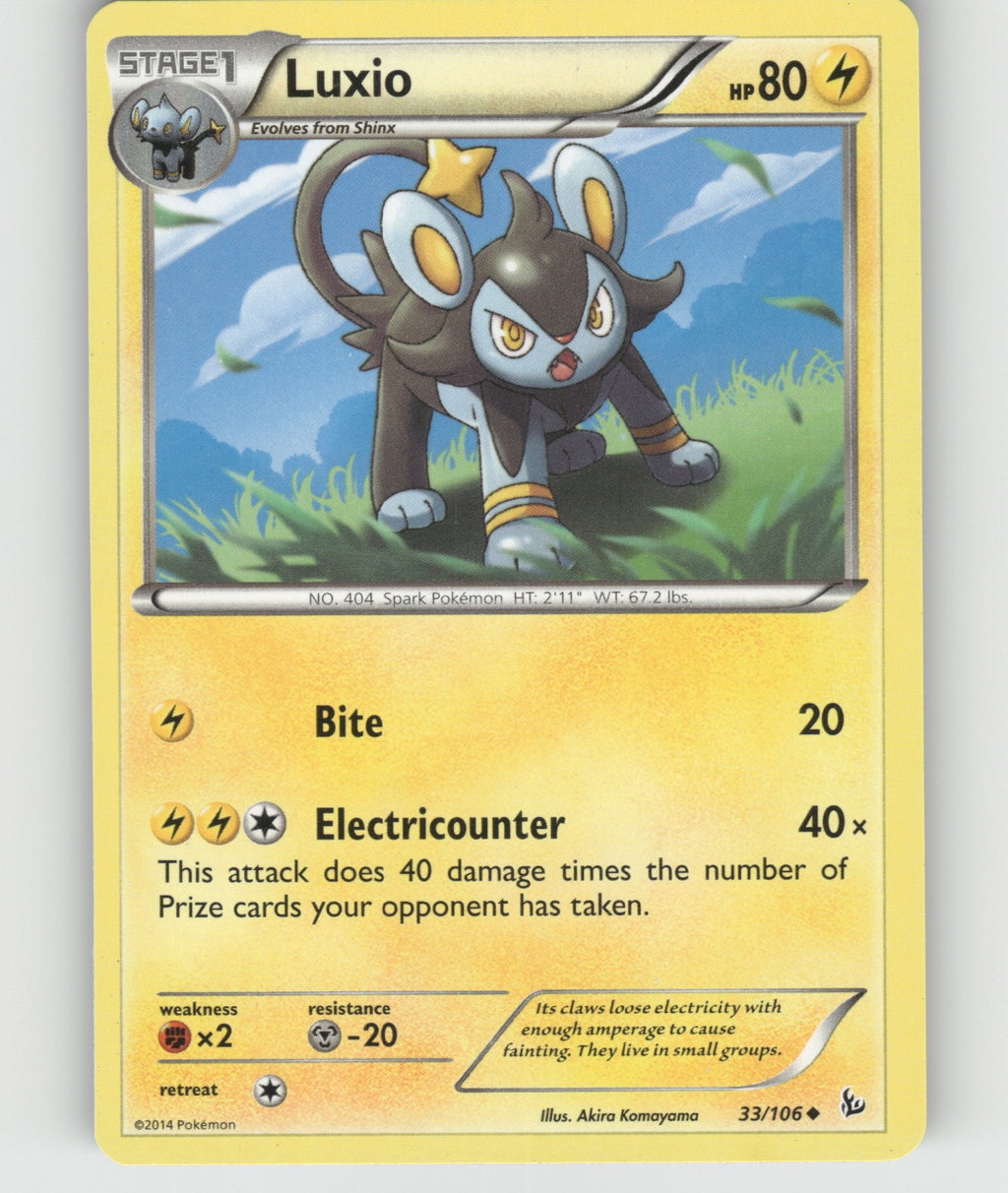 Luxio Uncommon XY - Flashfire 33/106 NM