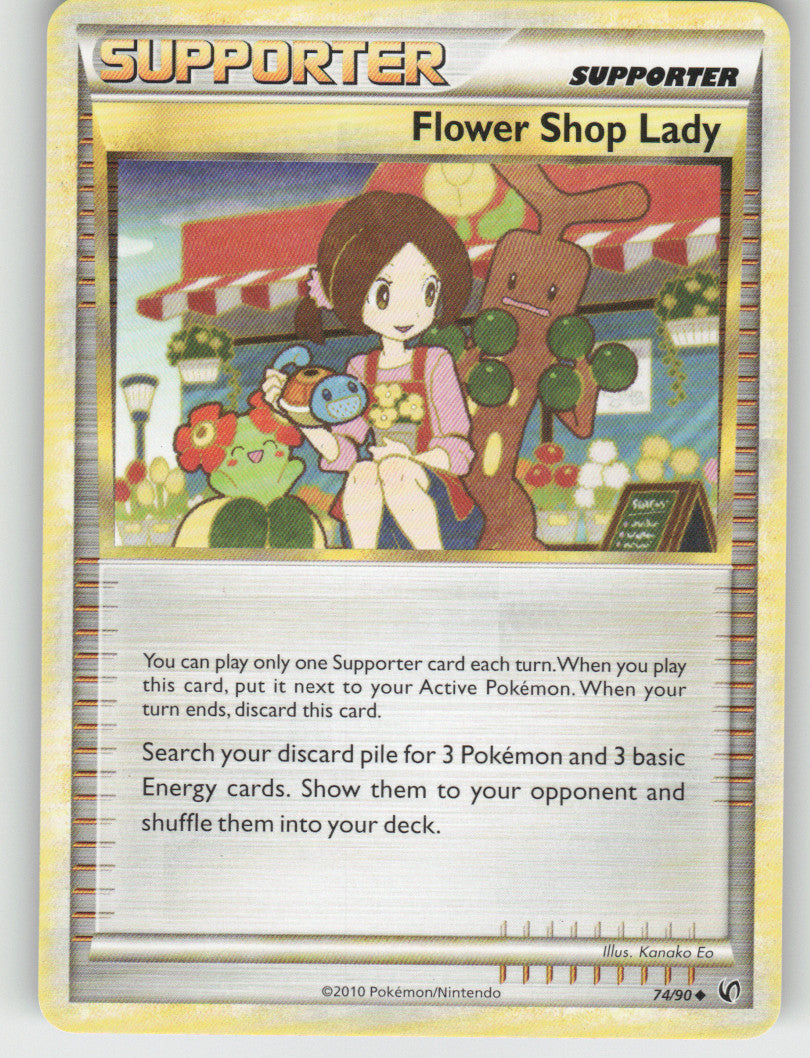 Flower Shop Lady Uncommon Undaunted 74/90 NM