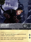 Kristoff - Official Ice Master Cold Foil Common The First Chapter 182/204 NM