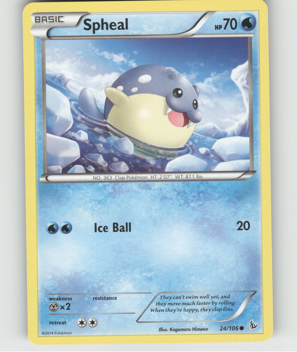 Spheal Common XY - Flashfire 24/106 NM