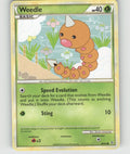 Weedle Common EX FireRed & LeafGreen 86/112 NM