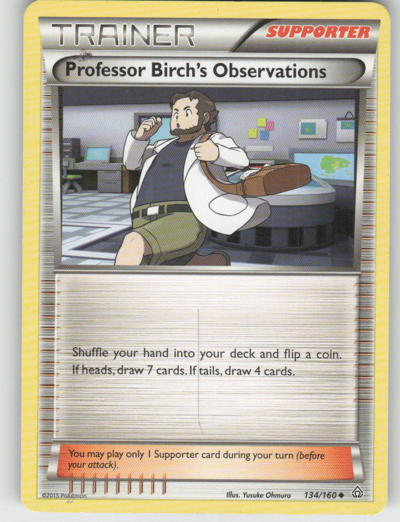 Professor Birch's Observations Uncommon XY - Primal Clash 134/160 NM