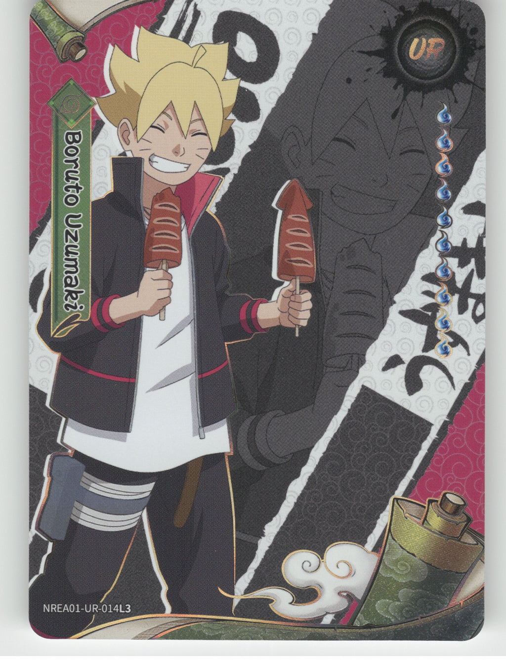 Boruto Uzumaki Base UR Earth Scroll Series 1 014L3 NM front
