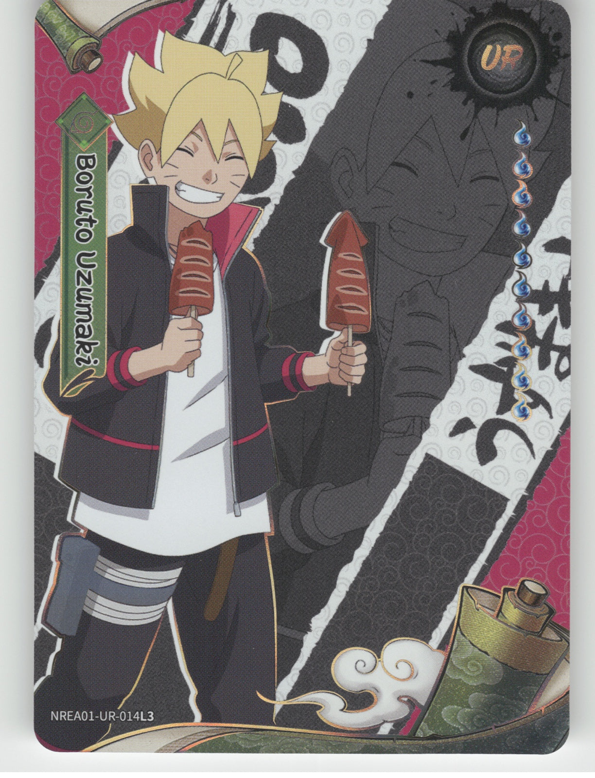 Boruto Uzumaki Base UR Earth Scroll Series 1 014L3 NM front