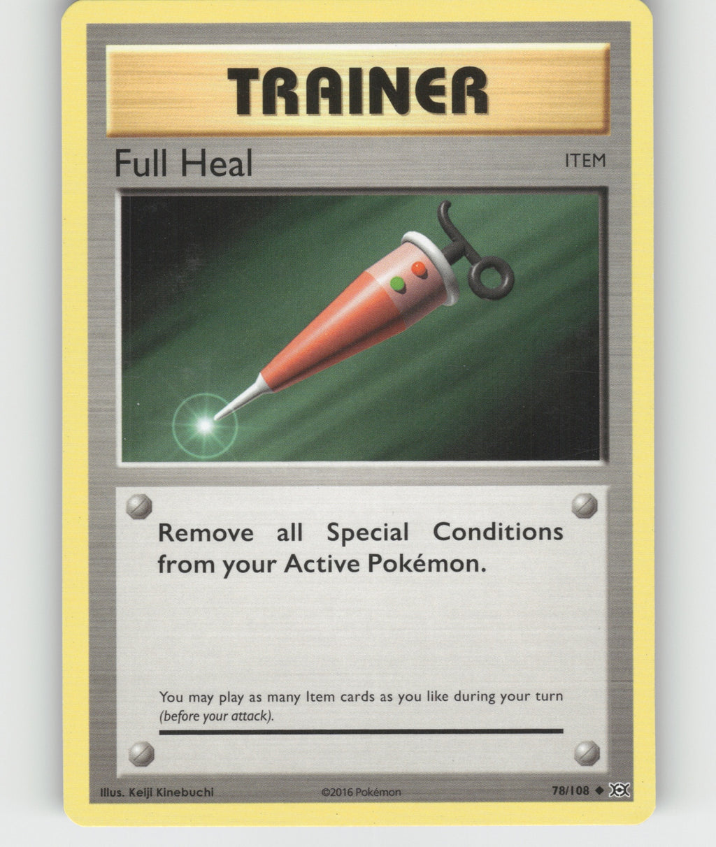 Full Heal Uncommon XY - Evolutions 78/108 NM