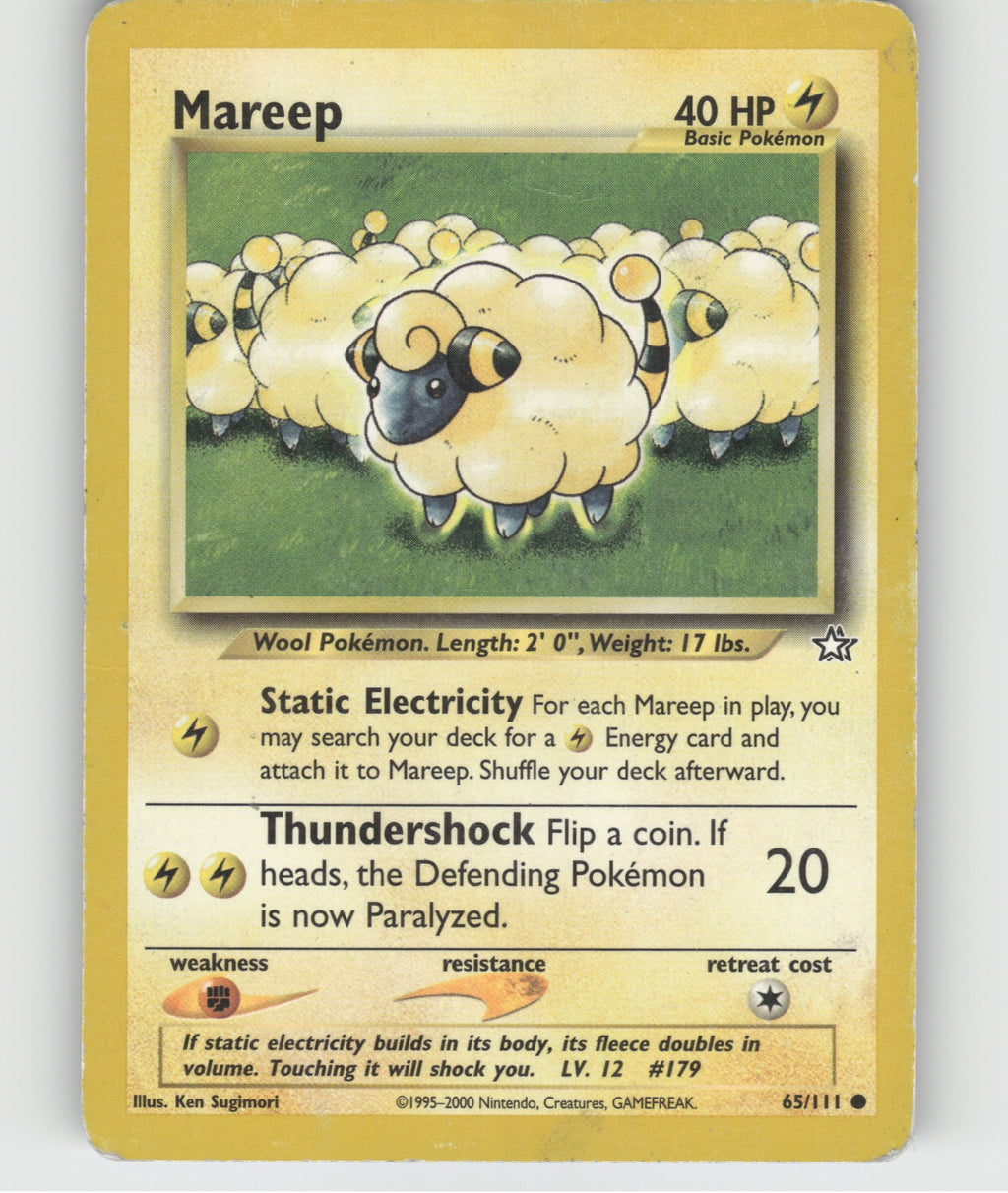 Mareep Unlimited Common Neo Genesis 065/111 HP