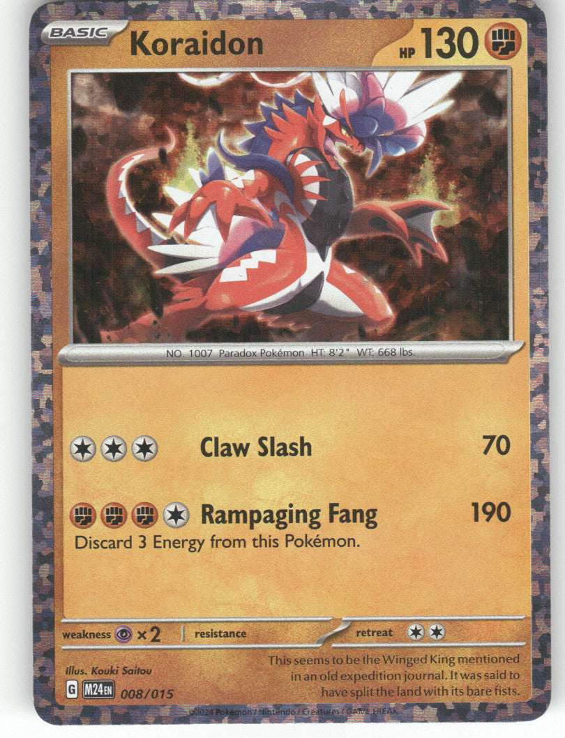 Koraidon Holo Promo McDonald's Promos 2024 008/015 NM