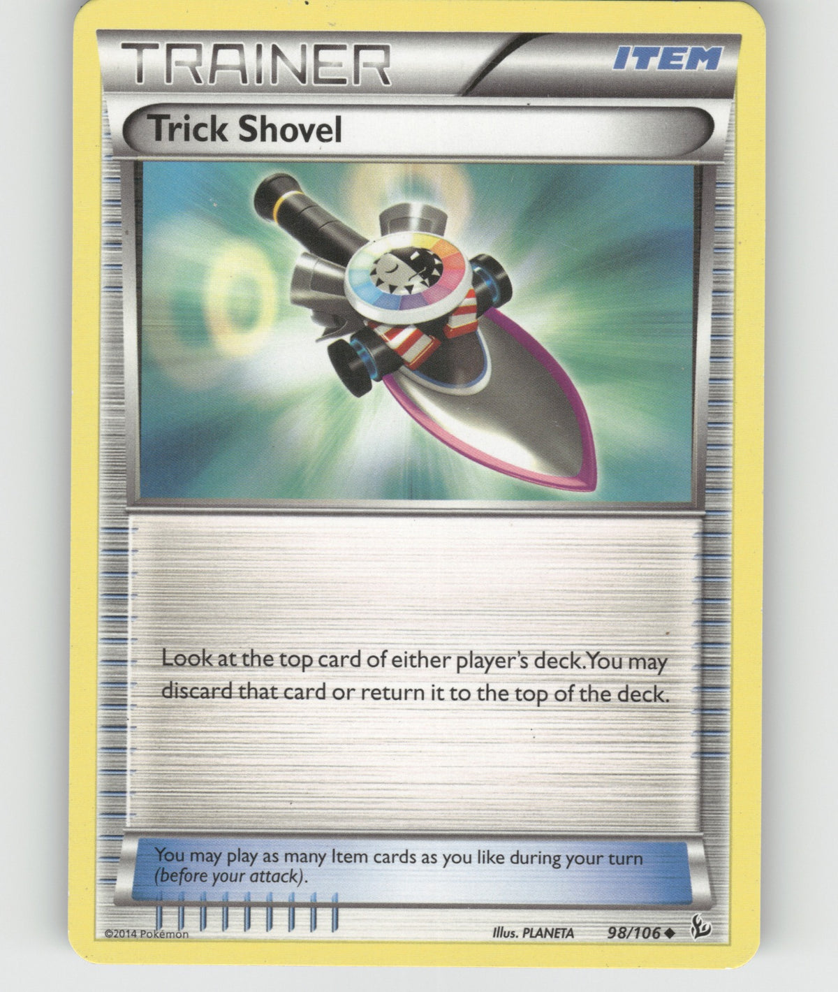 Trick Shovel Uncommon XY - Flashfire 98/106 NM