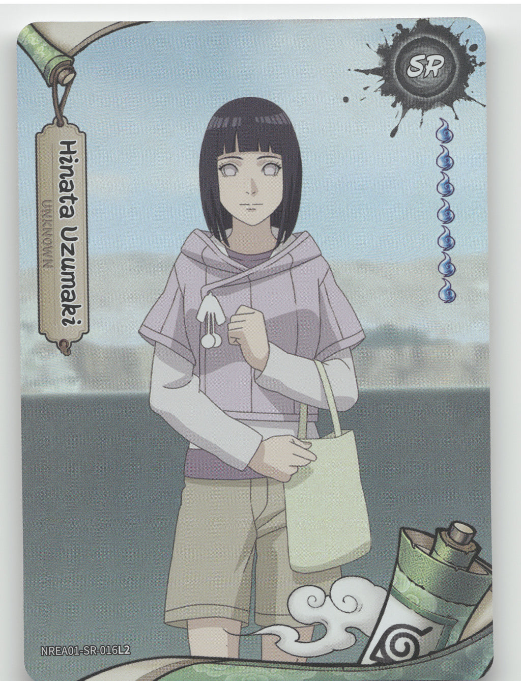 Hinata Uzumaki Base SR Earth Scroll Series 1 016L2 NM front