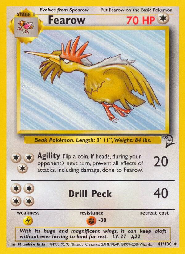 Fearow Uncommon Base Set 2 041/130 NM