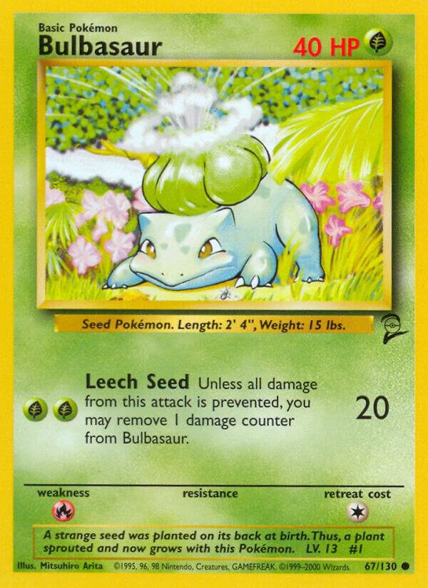 Bulbasaur Common Base Set 2 067/130 NM