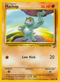 Machop Common Base Set 2 078/130 NM