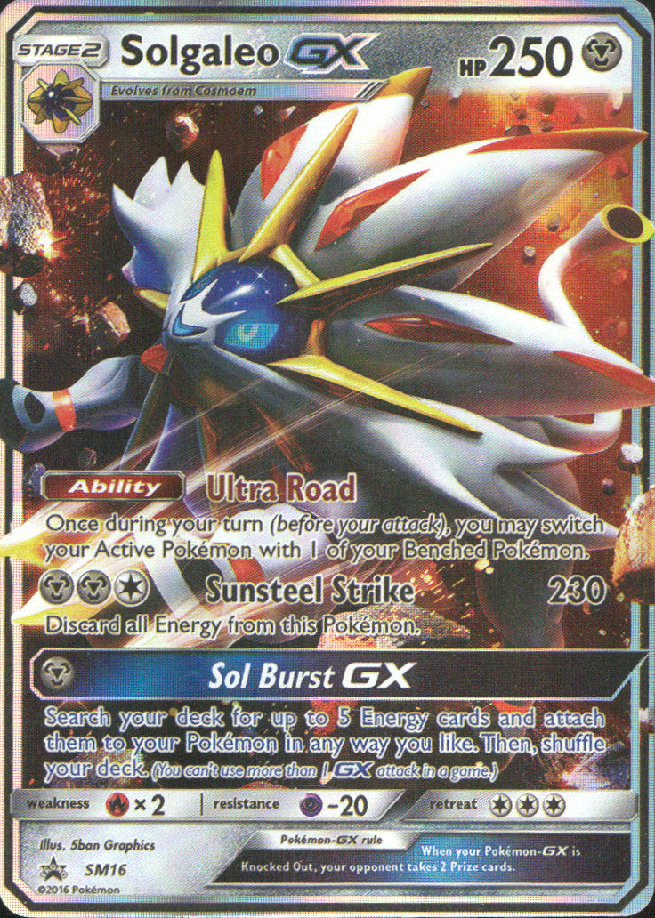 Solgaleo GX Holo Promo SM Promos SM16 NM