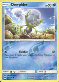 Dewpider Reverse Holo Common SM Base Set 45/149 NM