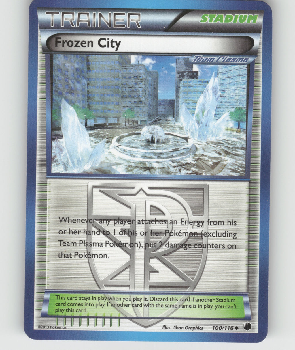 Frozen City (Team Plasma) Uncommon Plasma Freeze 100/116 NM