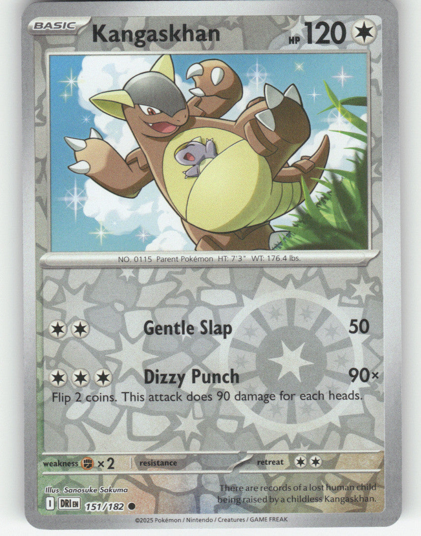 Kangaskhan Reverse Holo Common SV10: Destined Rivals 151/182 NM