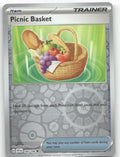 Picnic Basket Reverse Holo Uncommon SV01: Scarlet & Violet Base Set 184/198 NM