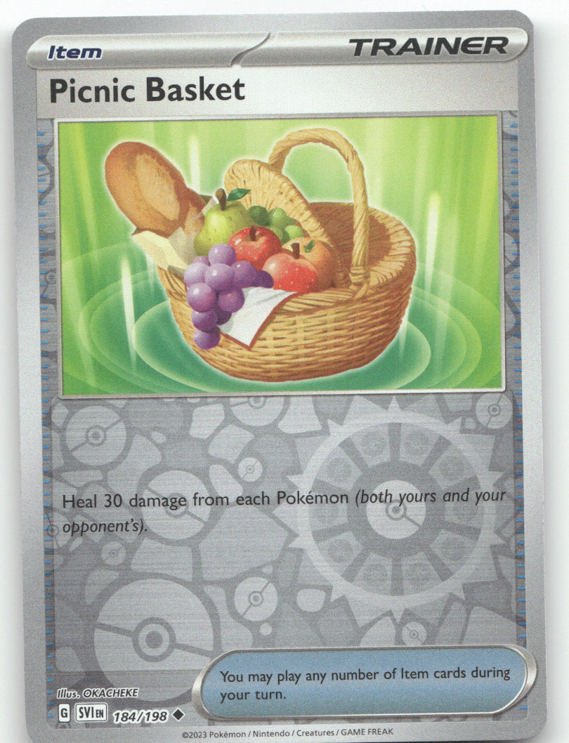 Picnic Basket Reverse Holo Uncommon SV01: Scarlet & Violet Base Set 184/198 NM