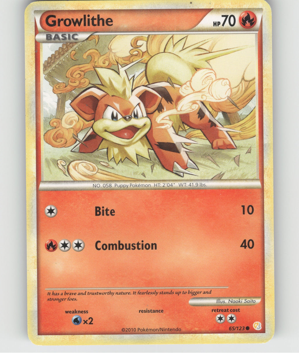 Growlithe Common XY - BREAKpoint 10/122 NM