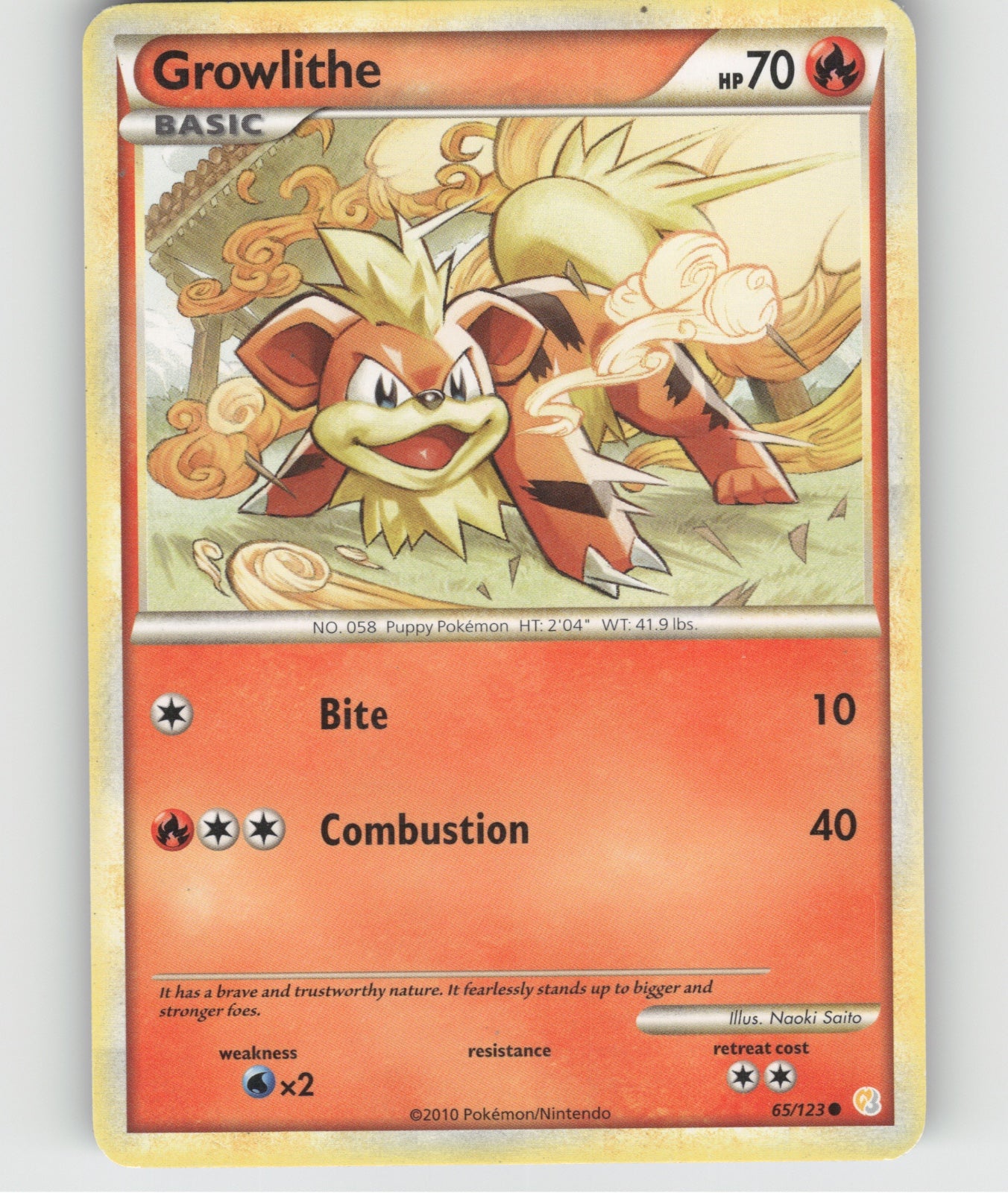 Growlithe Common XY - BREAKpoint 10/122 NM