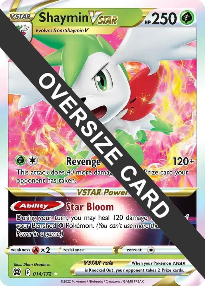 Shaymin VSTAR Holo Promo Jumbo Cards 014/172 NM