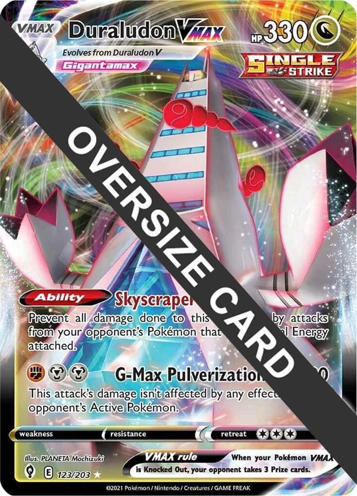 Duraludon VMAX Holo Promo Jumbo Cards 123/203 NM