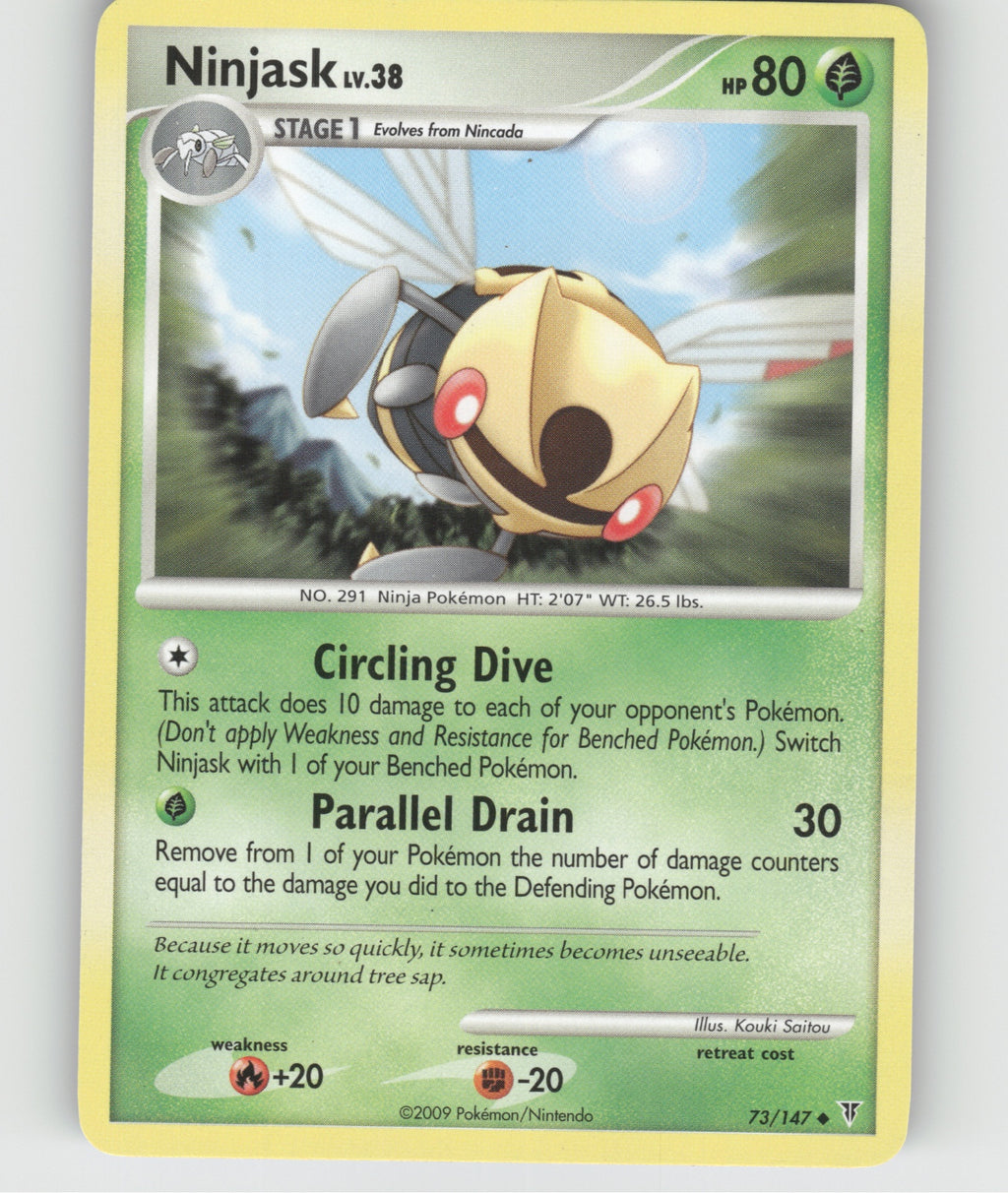 Ninjask Uncommon SM - Lost Thunder 30/214 NM